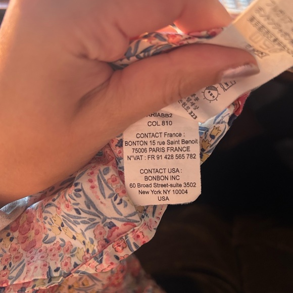 Bonton Kids Floral Blouse - Picture 4 of 5